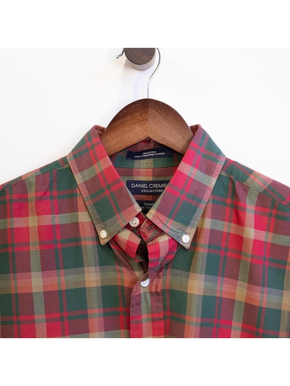 Daniel Cremieux Collection Plaid Button Down Shirt Medium